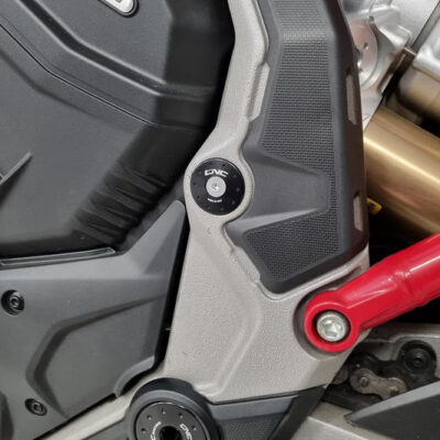 Τάπες πλαισίου CNC RACING  για DUCATI MULTISTRADA (κόκκινο χρώμα)